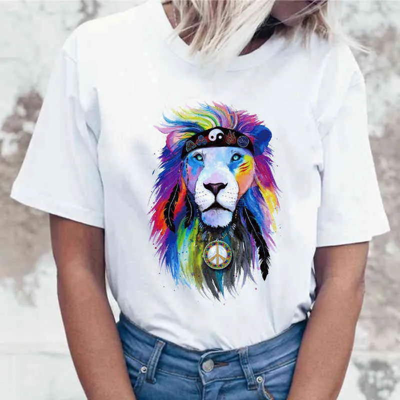 Mulheres, senhora, animal desenhos animados, animal, miúdo, miúdo, miúdo, miúdo, bonito, impressão verão, tshirt mulheres fêmea