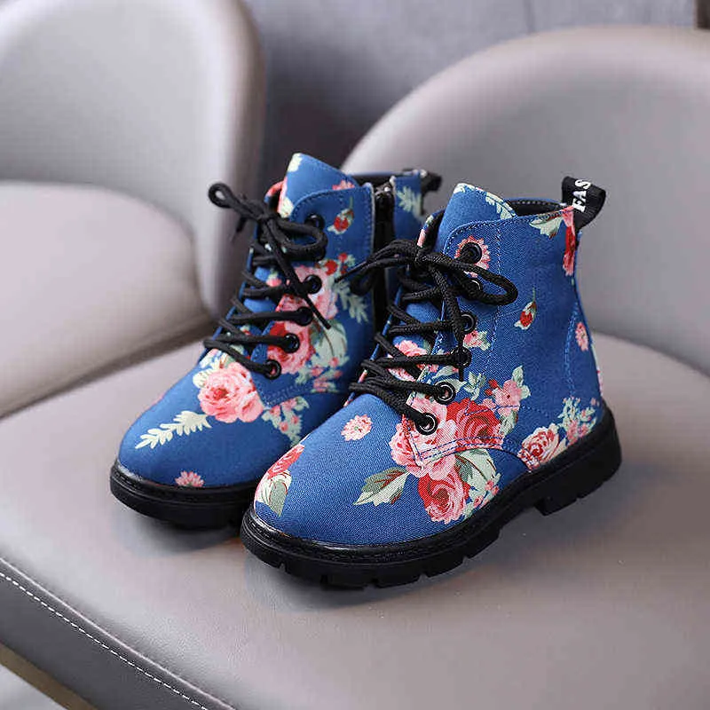 COZULMA Autumn Winter Children Leather Boots Girls Boys Shoes Kids Martin 1-6 Years Baby Ankle Sports Sneakers 211227