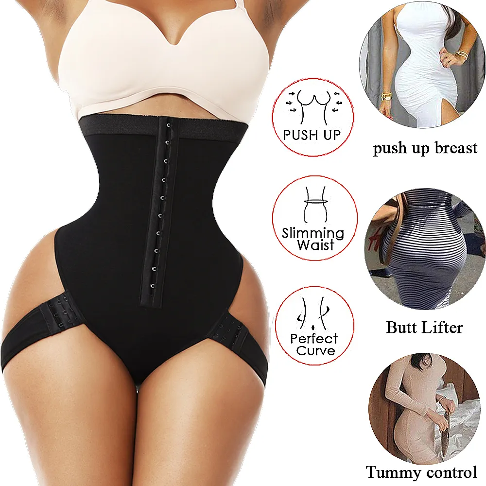 Heksin Butt Lifter Kontrol Panties Kılavuzları ganimet asansör dikişsiz shapewear zayıflama iç çamaşırı yüksek bel vücut şekillendirici fajas 2014272521