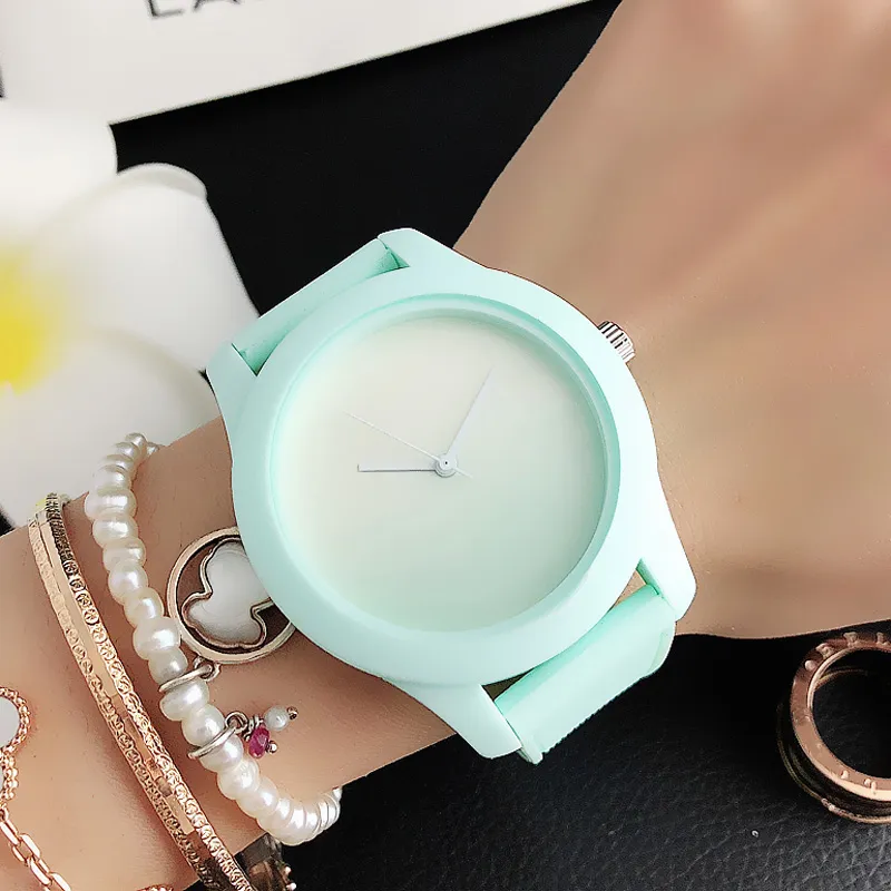 Брендные часы для женщин для женщин унисекс с крокодиловым стилем на циферблат силиконовый ремешок Quartz Watch LA11306N