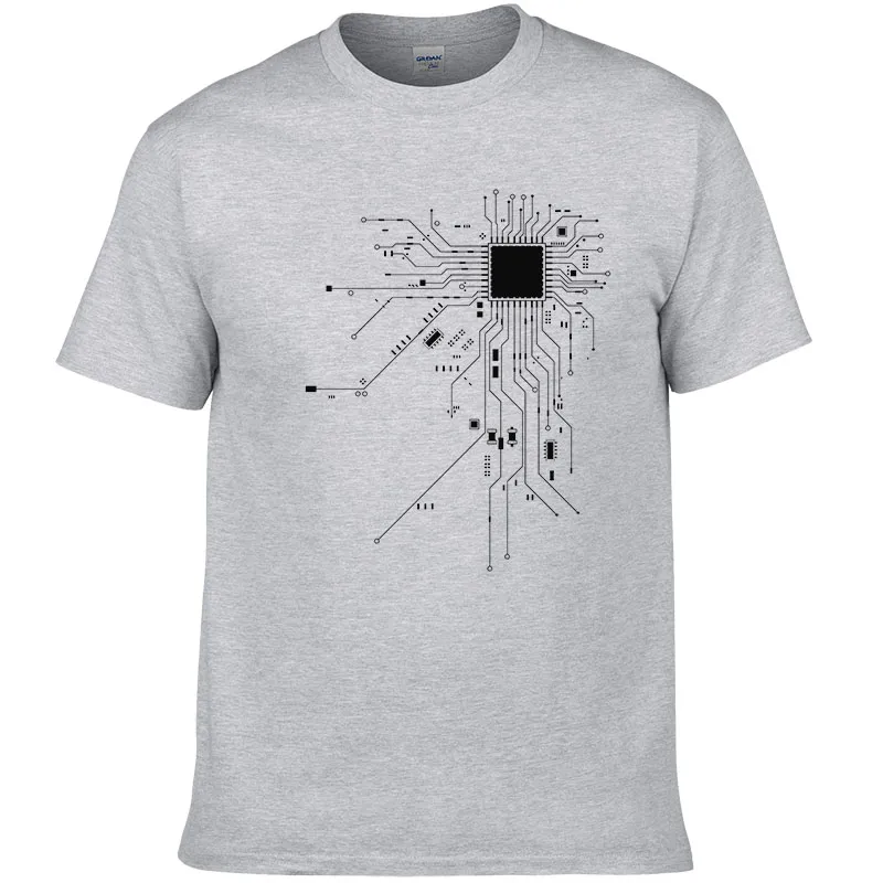 Ordinateur CPU Core coeur T-Shirt hommes GEEK Nerd Freak Hacker PC Gamer T-Shirt été à manches courtes coton T-Shirt taille européenne #303