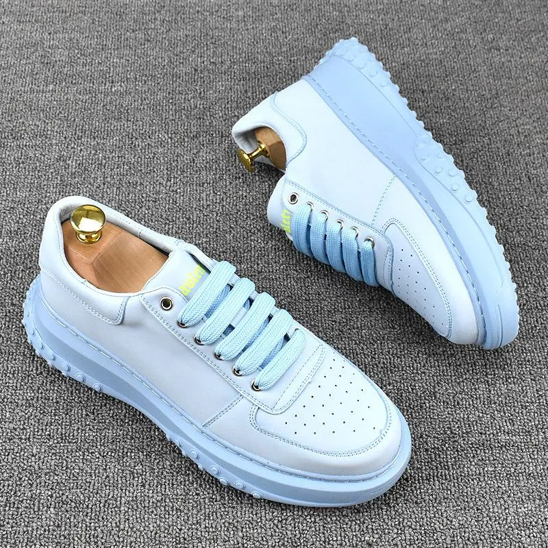 Luxury Designer Business Wedding Dress Shoes Fashion Breathable Lace Up Casual Daily Little White Sneakers Classic Wear Resitant Men Walking Loafers