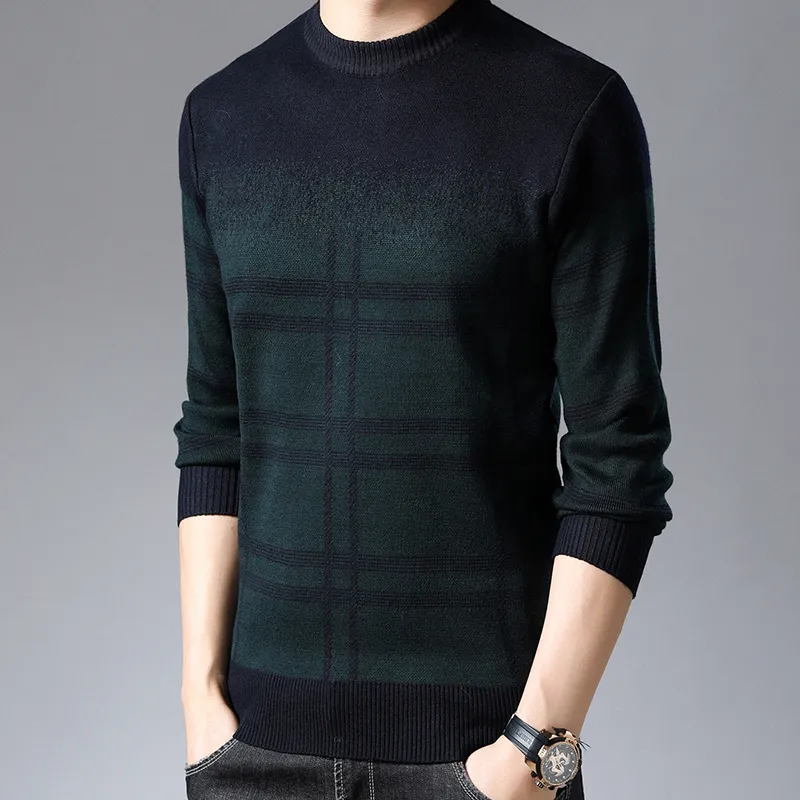 Männer Pullover Mode Marke Pullover Herren Pullover Dicke Slim Fit Jumper Strickwaren Woolen Winter Koreanischen Stil Casual Kleidung Männer 220905