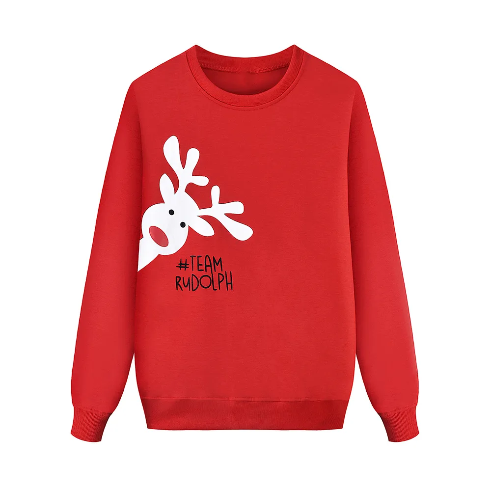 Family Matching Mom Kid Men Women Baby Kids Christmas Sweater Sweatshirt Pullover Tops Jumper Blouse Deer Xmas Boy Girl Clothes1523653