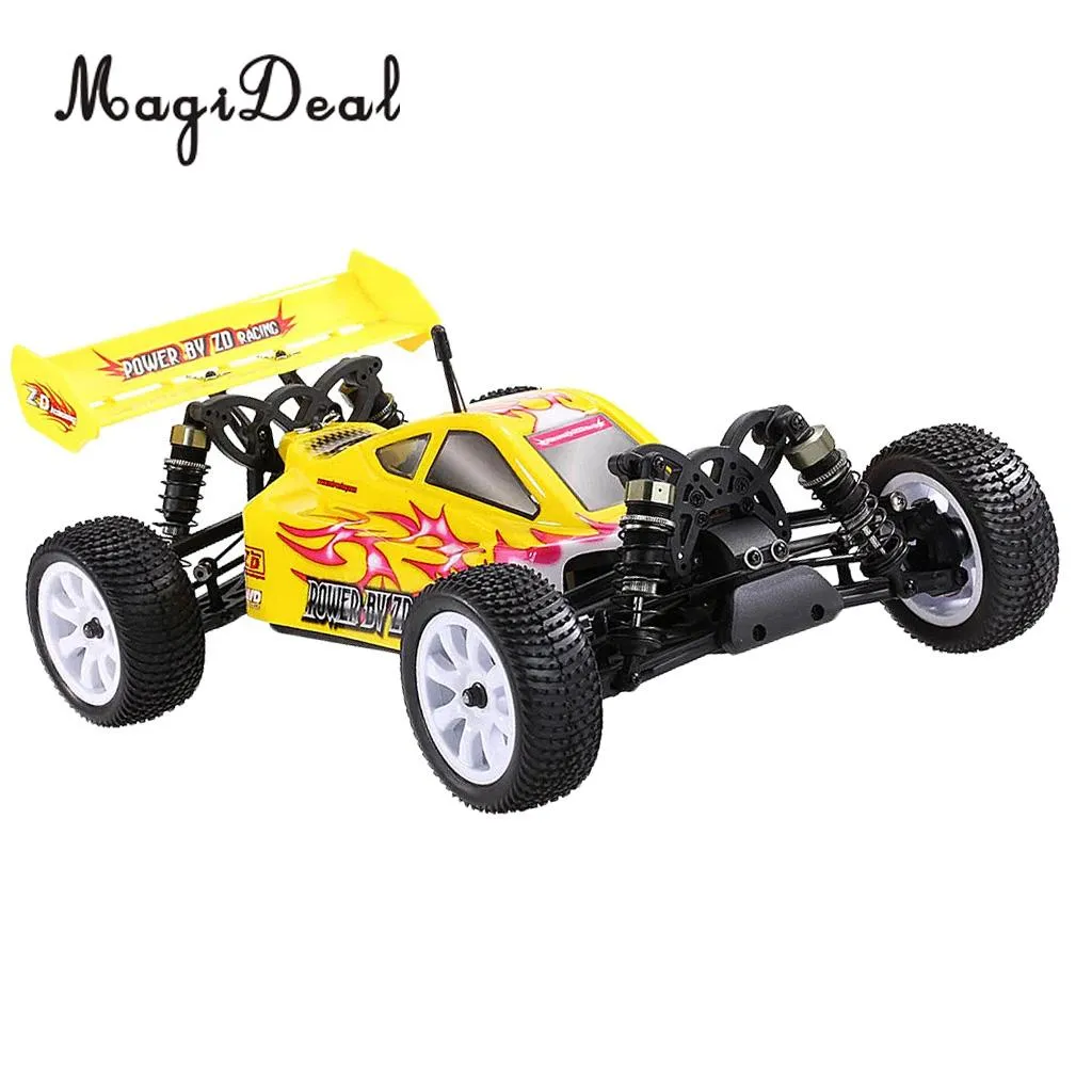 MagiDeal 1/10 Scale ZD Racing 10421 4WD 2.4G RC Buggy Car Frame Suspension Tyre Kit Rock Crawler Truck Children Adult Toy