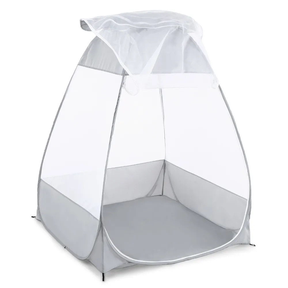 Оптово-открытая москитная сетка для медитации, одноместное отдельно стоящее укрытие, кабинка, портативная складная туристическая палатка для кемпинга