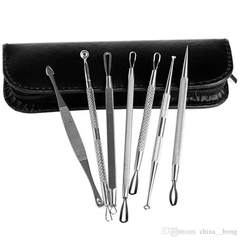 Blackhead Remover Tool Acne Comedone Pimple Blemish Extractor Remover Tool Kit Set incloud box sales gift for customers