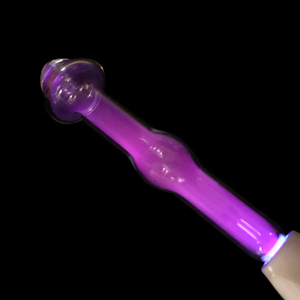 Electrodos internos de alta frecuencia electroterapia varita vidrio mjolnir domelectrodo hf reemplazar el tubo neón argón violeta reemplazo