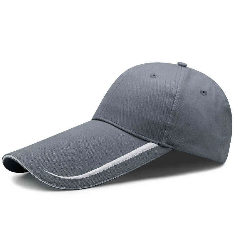 14cm long visor large head Man Big Size Causal Peaked Hats Cool Fishing Hat Plus Baseball Caps 55-60cm 60-65cm 2201182697