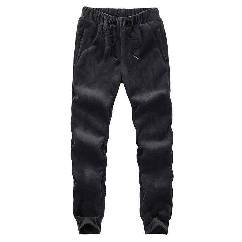 2020 Nouveaux pantalons de jogging chauds d'hiver Hommes Pantalons de grande taille Mode Casual Épaissir Pantalons de survêtement Mâle Marque Vêtements pour hommes LJ201104