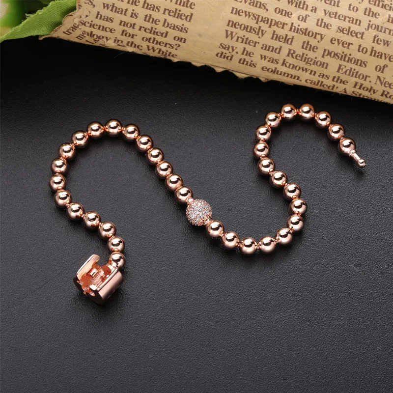 Nueva pulsera con cuentas de plata de ley 925 Para Mujer, Joyeria Fina Para Mujer, brazalete compatible con dijes originales DIY, joyería Bransoletki Damskie6446460