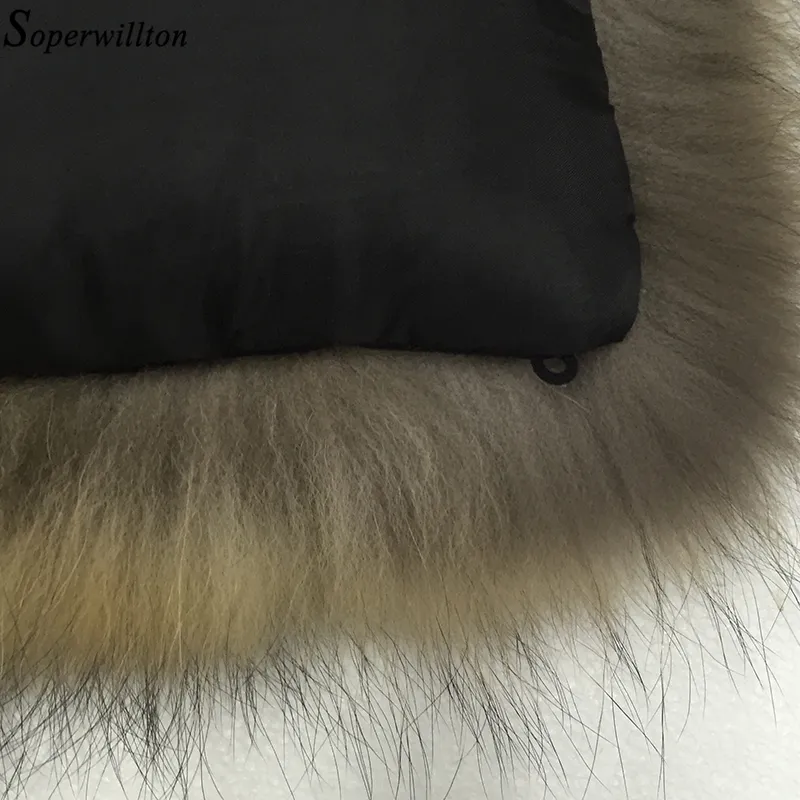 Piel Natural 2019 nuevo invierno 100% piel de mapache cuello Real bufandas para mujer abrigo de moda suéter bufandas Collar cuello de lujo gorra D88 T2638
