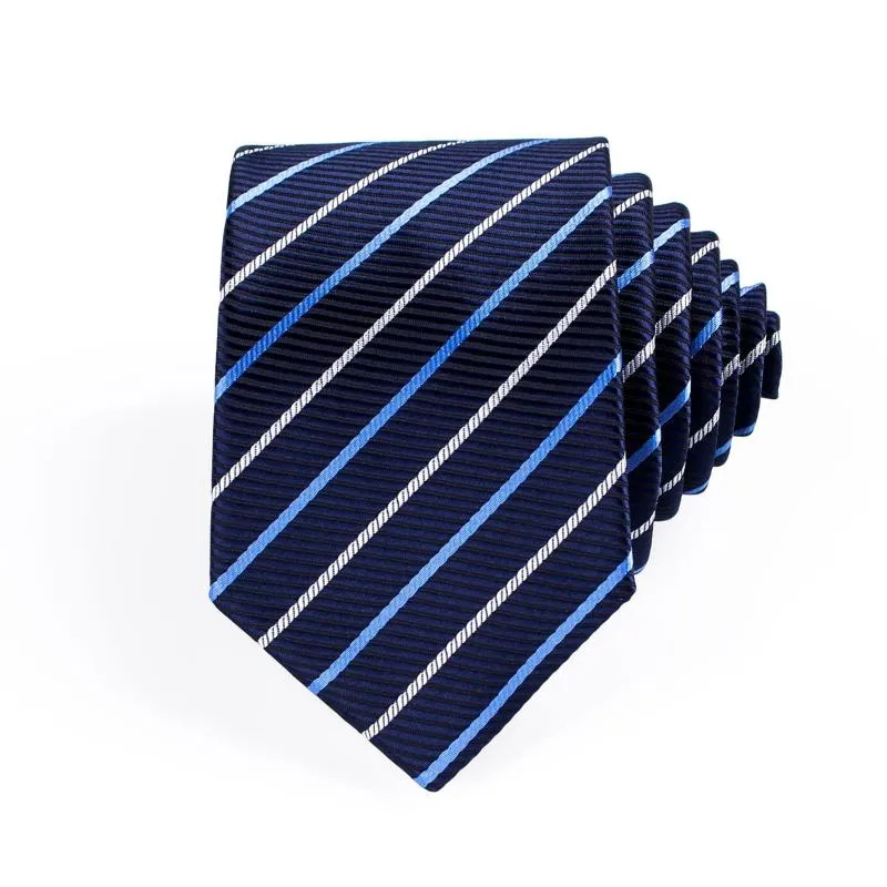 Cravatte Sitonjwly 6 cm Cravatta skinny da sposa uomo business cravatte a righe in poliestere Corbatas accessori camicie LOGO229K personalizzato