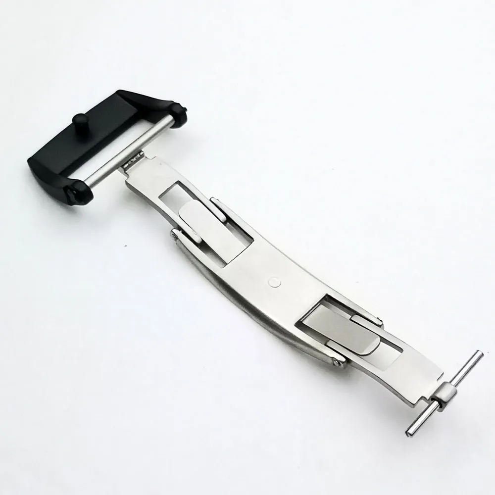 25 mm witte horlogeband 20 mm vouwsluiting rubberen band voor RM011 RM 50-03 RM50-01179P