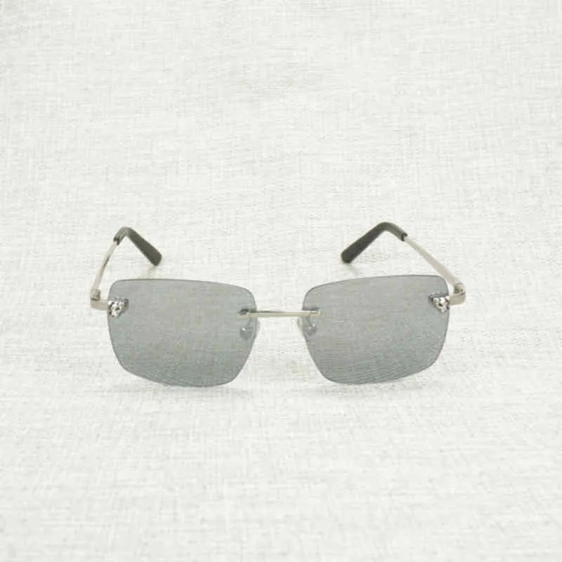 2024 Luxury Designer Men's Luxury Designer Kvinnors solglasögon All-Match Finger Random Square Luipaard Style Men Eyes Shadow Metals Frame Gafas Women Beaching Driving Driving