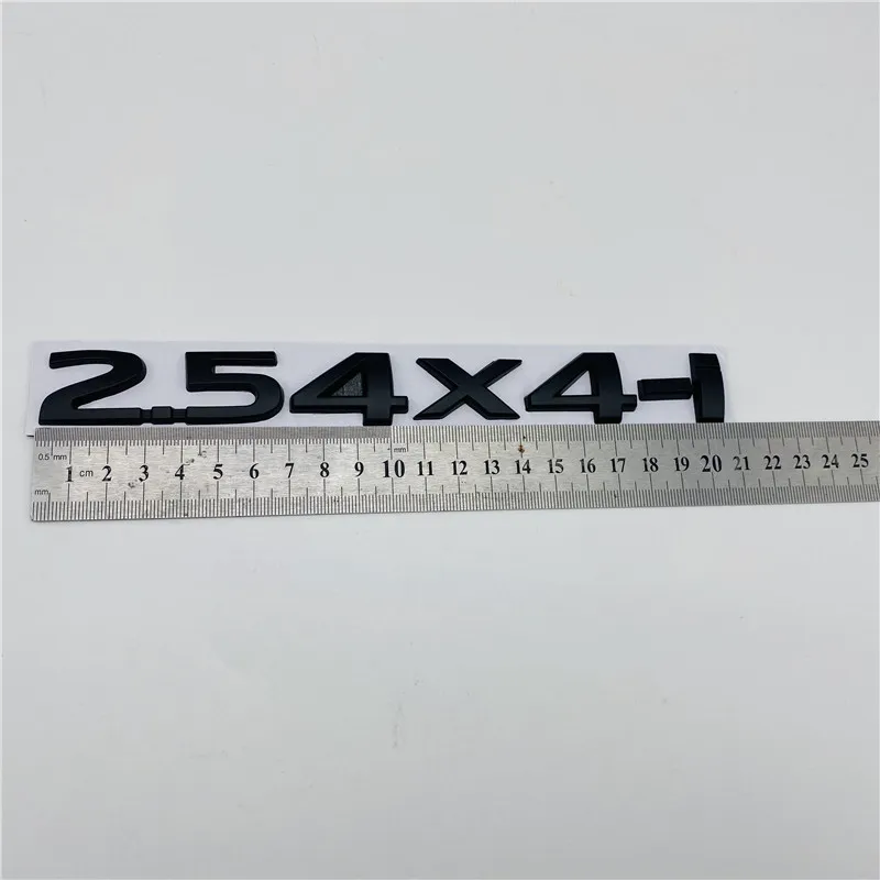 2 5 4x4-i adesivo de cargo de adesivo Decalel de metal para Nissan X-Trail Tiida Altima Qashqai Leaf Juke Nota T32 T31 MURANO2190
