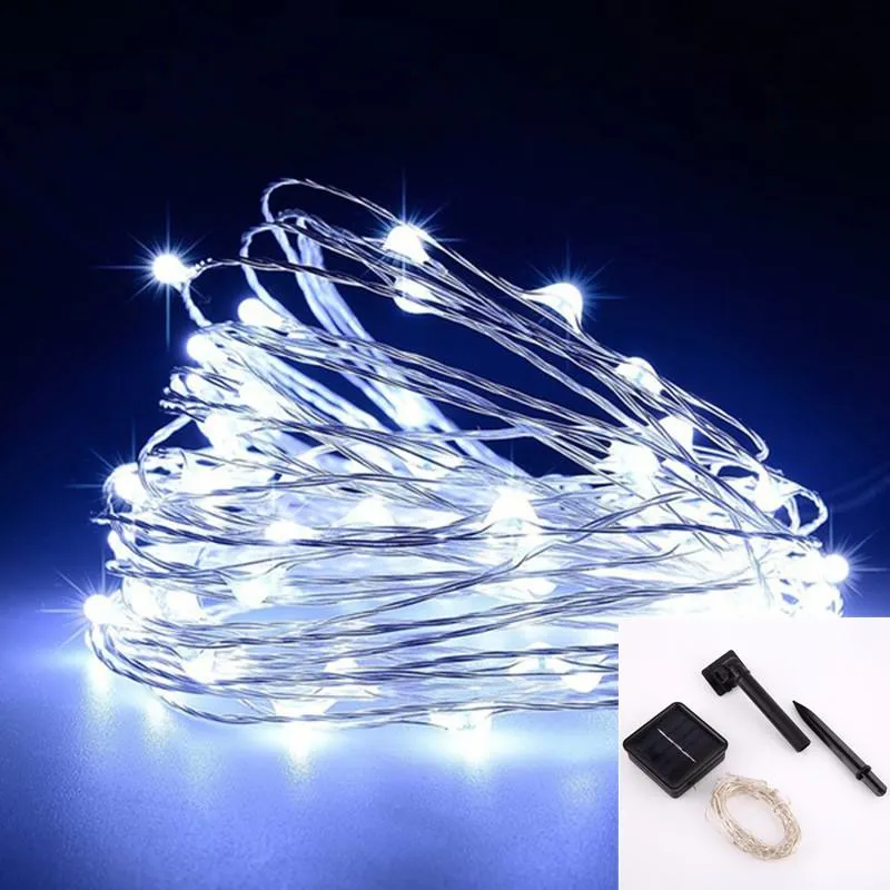 Feliz natal decorações para casa luz solar led ao ar livre 100 200 leds ornamento de natal 2020 presente de natal noel ano novo 2021284v