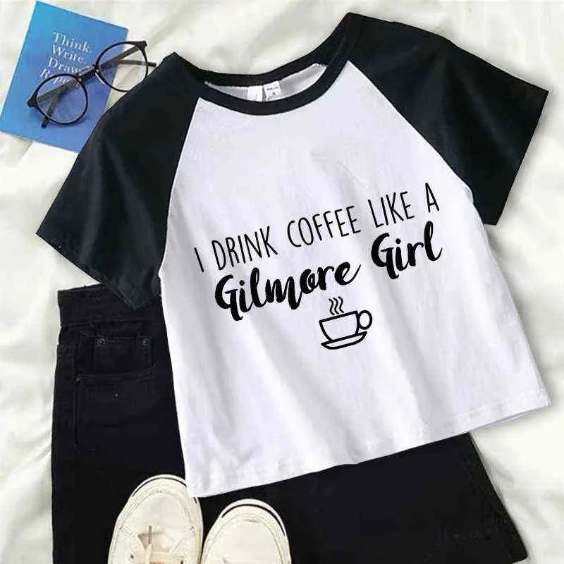 Женщины Crow Top T Foobs, но первый кофе Gilmore Girls Girls Luke's Dunden Summer Tshirt Central Perk Friends TV Show Рубашки CamiSetas G220228