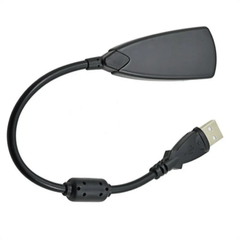 Externe USB -geluidskaart 7.1 kanaal 3D audio -adapter 3,5 mm headset vervanging voor pc -bureaubladnotitieboekje