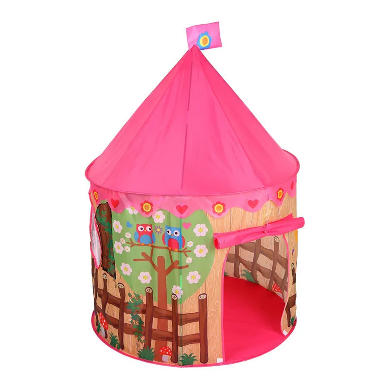 Jouer Tente Jouet Enfant Rose Jouer Maison Piscine À Balles En Plein Air Intérieur Fun Jouets Château Villa Tentes De Jeu Pliable Jouets Pour Enfants Enfants LJ200923