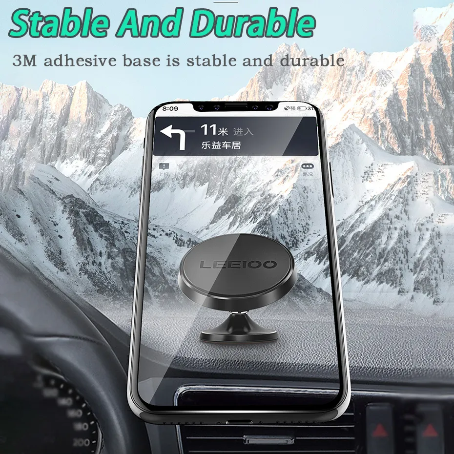 Leeioo Magnetic Universal Автомобильный Держатель Телефон Воздушный Вент GPS Bebet Подставка для iPhone 11 x 8 7 6 Samsung S20 Huawei Xiaomi OPPO VO VO
