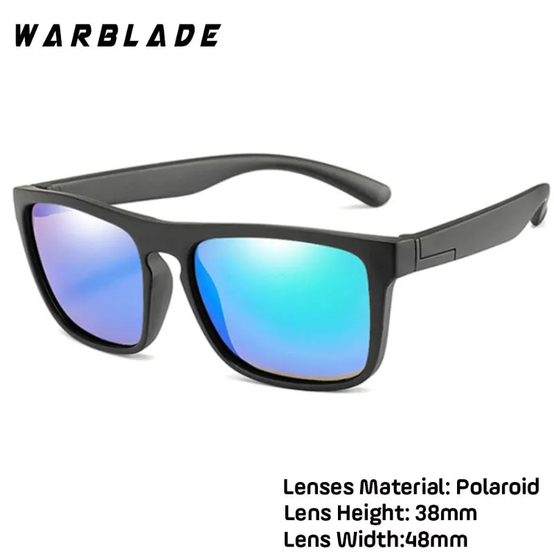 Warblade Kids الأطفال مستقطب النظارات الشمسية الموضة على شكل قلب الأولاد Girls Sun Glases UV400 Baby مرنة إطار السلامة النظارات 1717