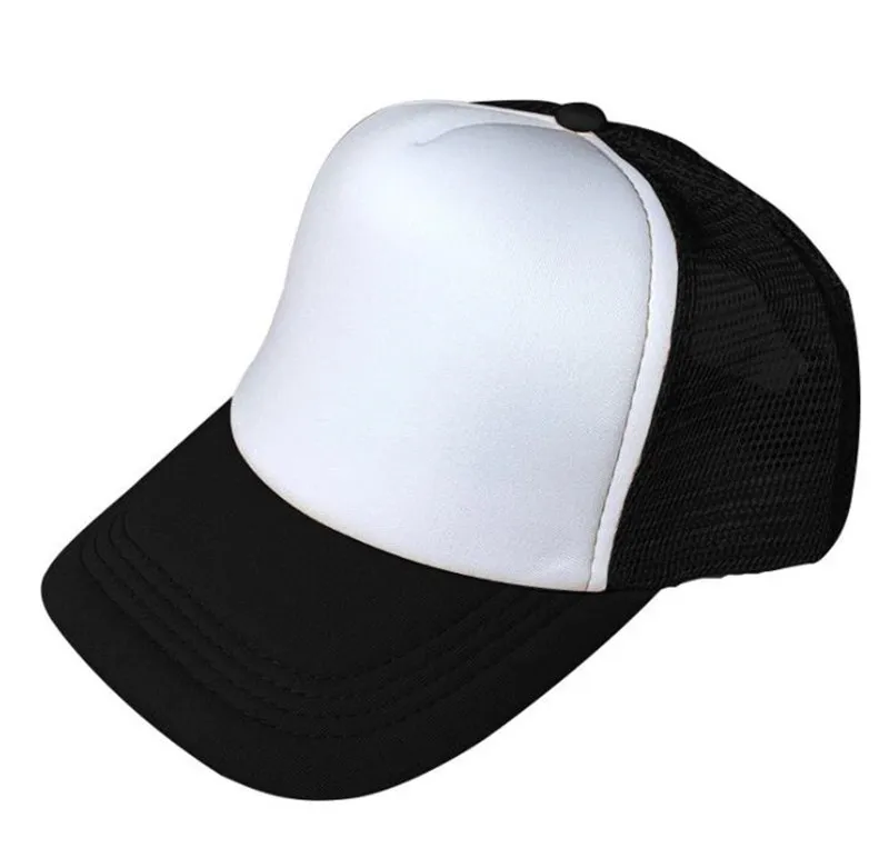 Sublimation Blank Baseball Ball Chapeaux Enfants Adulte Mesh Snapback DIY Été Queue De Cheval Visière Chaleur Thermique Imprimé Sport Chapeaux De Plage Cadeau7295050