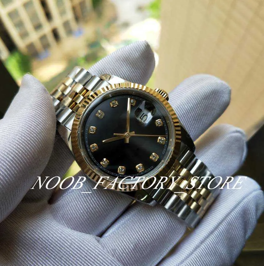 Fabryka S Watch Super BP Watches Classic 2813 Automatyczny ruch 36 mm Diamond Tide V2 Pasek ze stali nierdzewnej obudowa nurkowania 306B