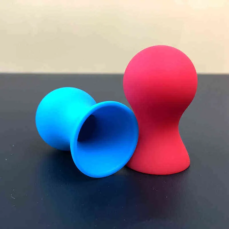 NXY Sex Pump Leksaker Mini Söt Silikon Nippel Suckers Cupping Enhancer Correction Clitoris Cups för kvinna 1221