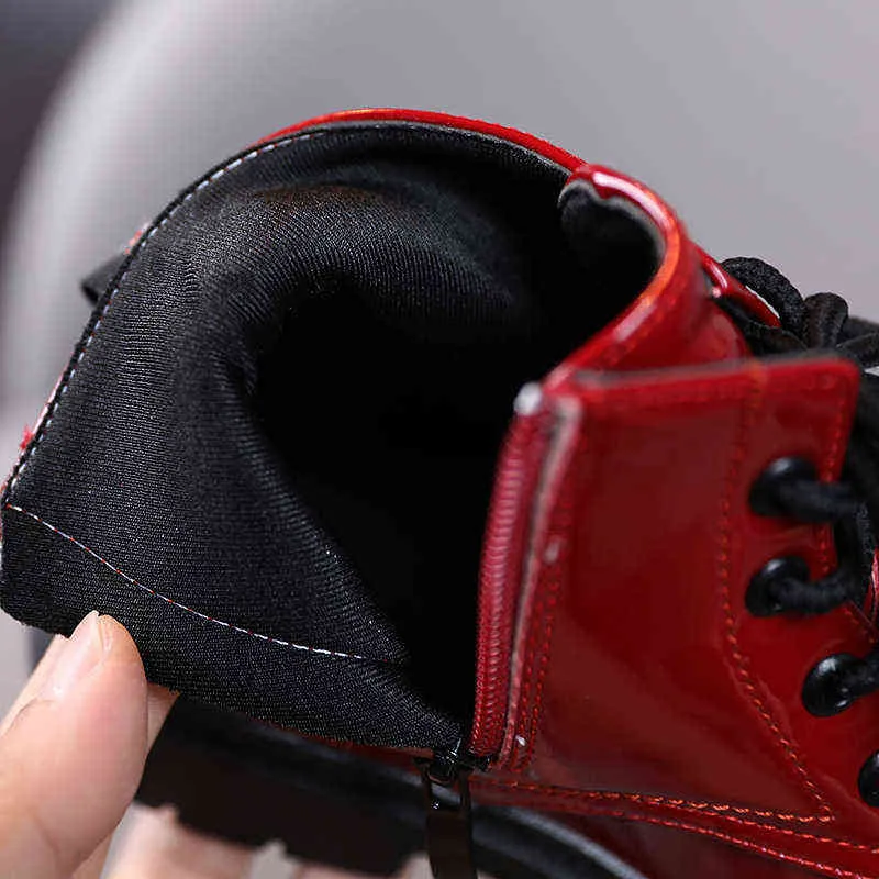 Cozulma Jesień Zima Dzieci Buty Skórzane Dziewczyny Chłopcy Buty Dzieci Martin 1-6 lat Baby Baby Sports Sneakers 211227