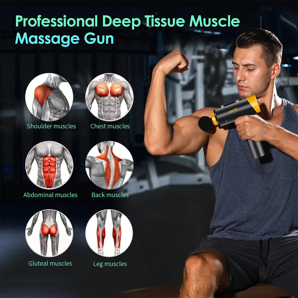 massage gun fascia gun body massager electric massager pain relief relax muscle massage Professional massage gun