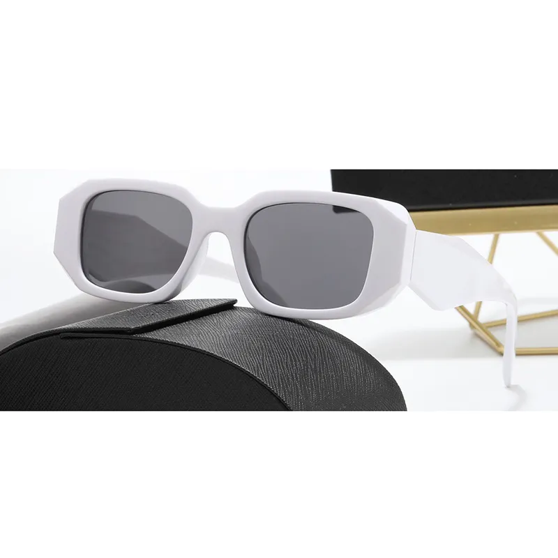 O occhiali da sole da sole uomo donna unisex designer goggle beach occhiali retrò piccolo design di lusso uv400 buff230d nero