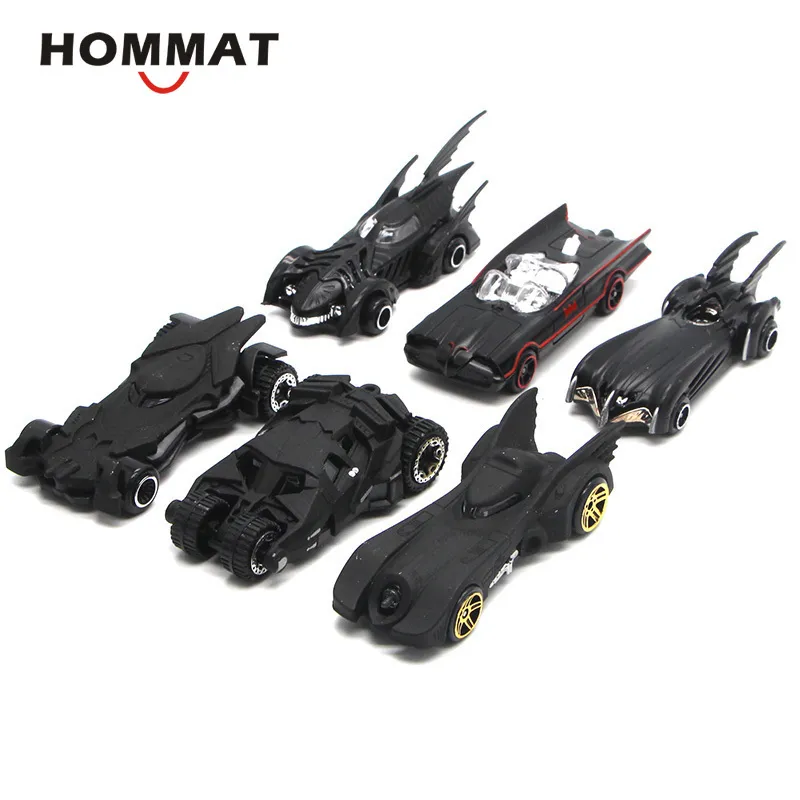 HOMMAT Weels 164 échelle roue piste Batman Batmobile modèle de voiture en alliage moulé sous pression jouets véhicules jouets pour enfants LJ2009303563766