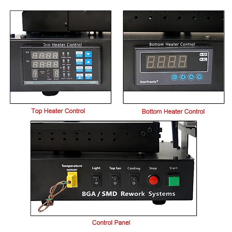 Infraröd BGA -omarbetningsstation IR8500 V.2 Lödlödmaskin för reparation av bärbara datorer