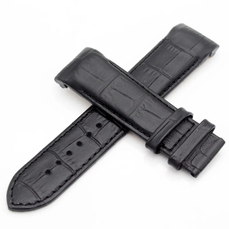 Watch Strap for Tissot COUTURIER T035 Watch Band Steel Buckle Strap Wrist Bracelet Brown Curved End Genuine Leather Watchband 22mm295L