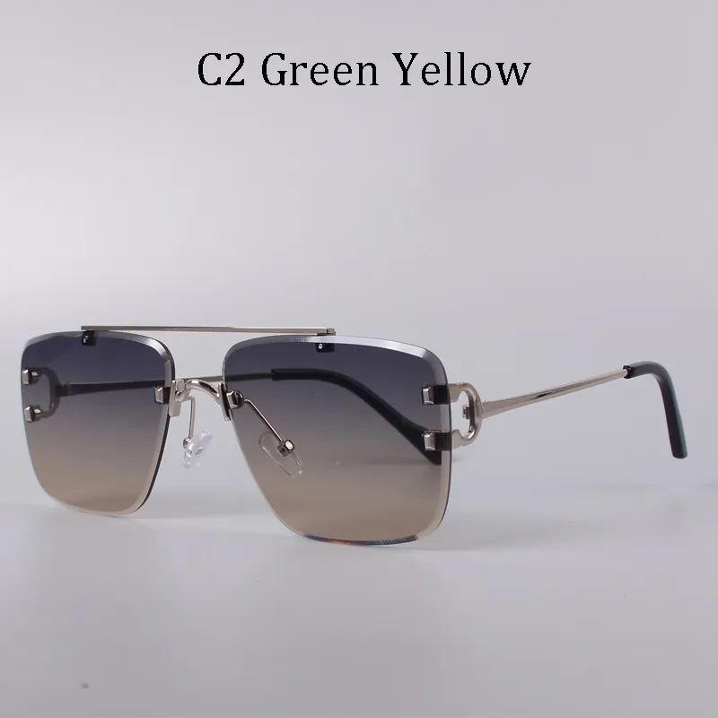 Fil C Designer diamant coupe lunettes de soleil hommes lunettes de soleil tons pour femmes marque de luxe Vintage lunettes de soleil Sun4989005