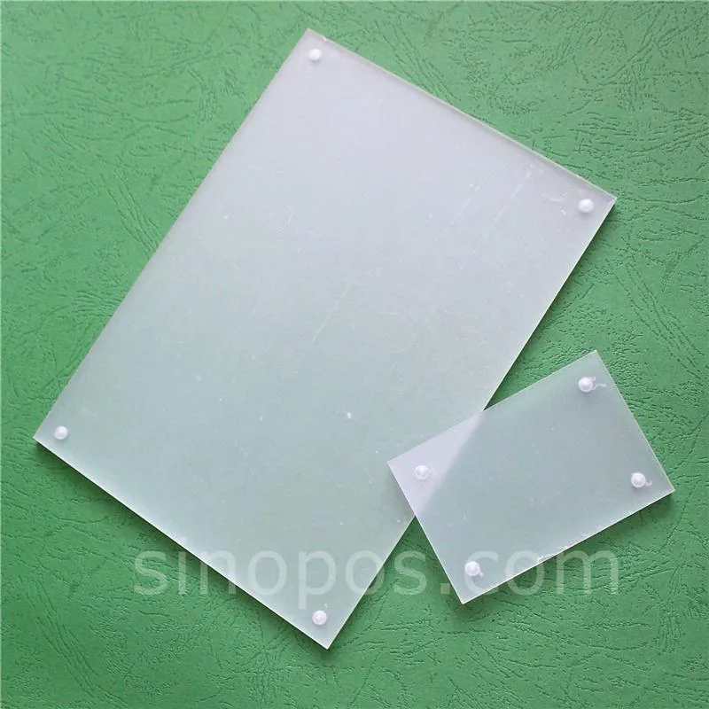 Aimant combiné acrylique porte-affiche plat magnétique horizontal cadre en plastique transparent po A5 A4 étiquette carte affiche table bureau display1252T