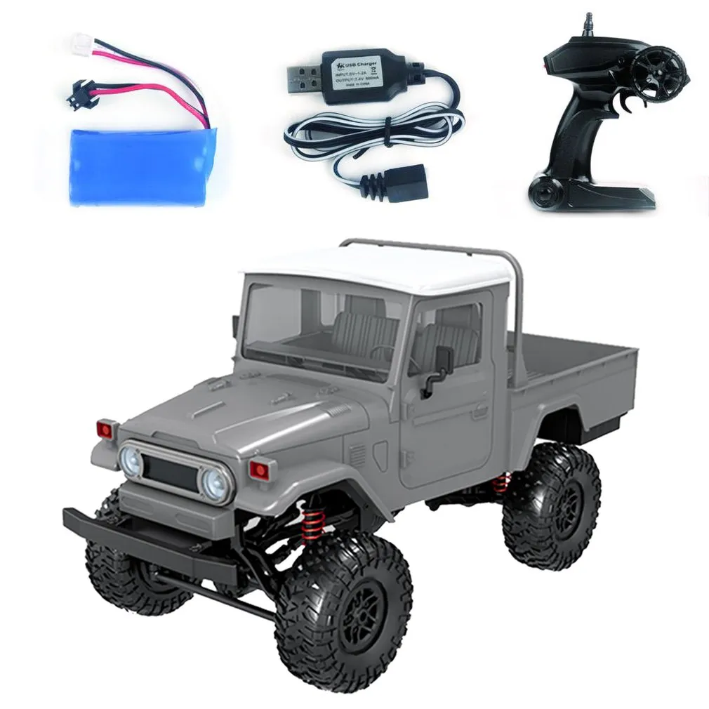 1:12 4WD MN-45/MN-45K RC Crawler Car 2,4G Control remoto Pie grande todoterreno Crawler vehículo militar modelo RTR juguete para niños regalo