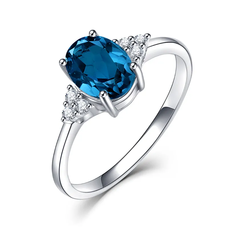 Kuololit Zultanite Tanzanite Gemstone Pierścionek dla kobiet Solid 925 Sterling Silver Color Zmień Biżuterię zaręczynową ślub 220216