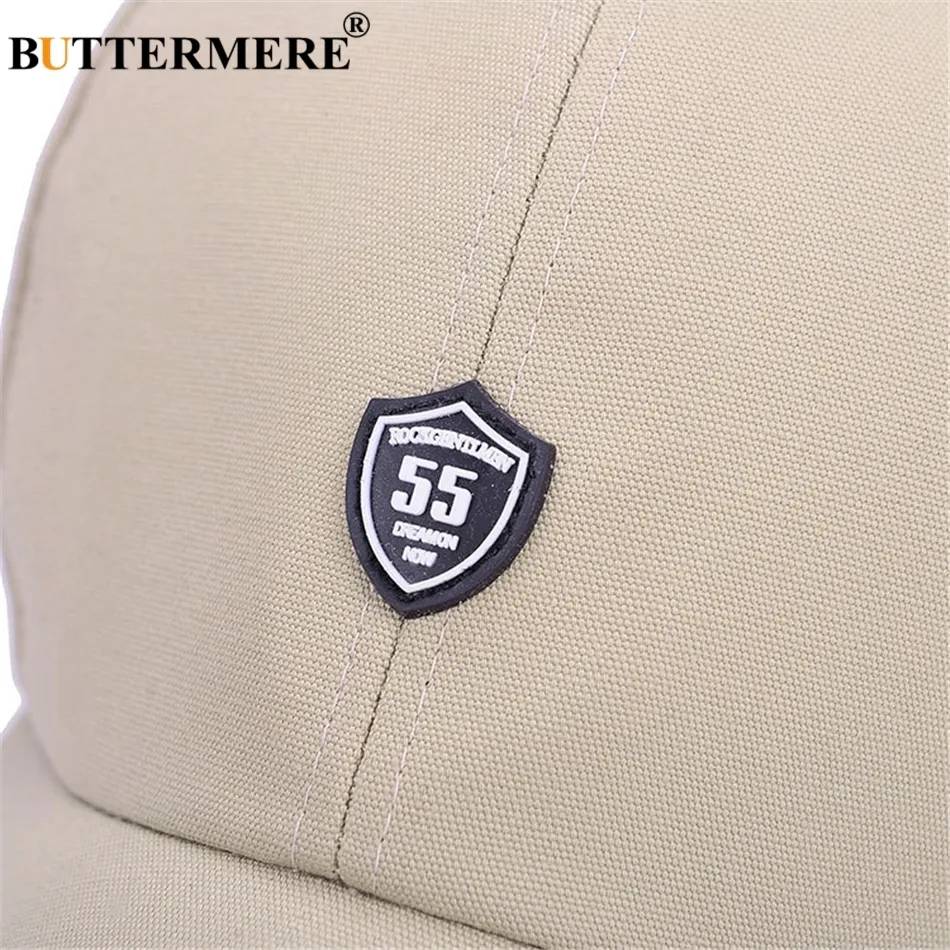 BUTTERMERE Berretti da baseball rossi Berretto da sole da golf Cappello da uomo a tesa lunga regolabile Snapback All'aperto Cappelli da papà in tela casual da donna J1225