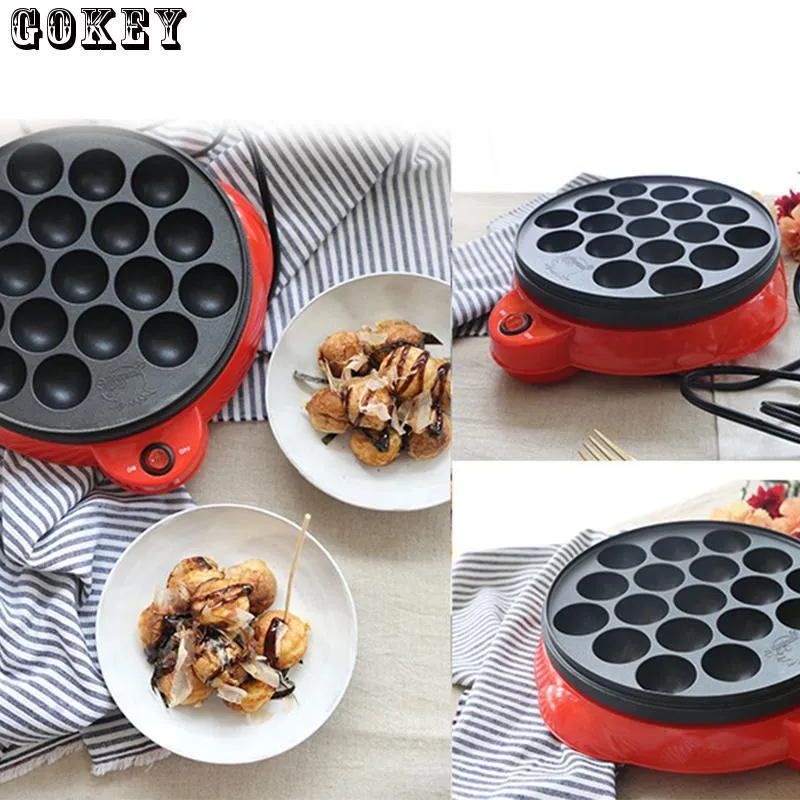 Producenci chleba mini -producent naleśników maszynowy domowy elektryczny elektryczny Takoyaki Octopus Ball Grill Mat Kitchen Cooking Tookies MA229K