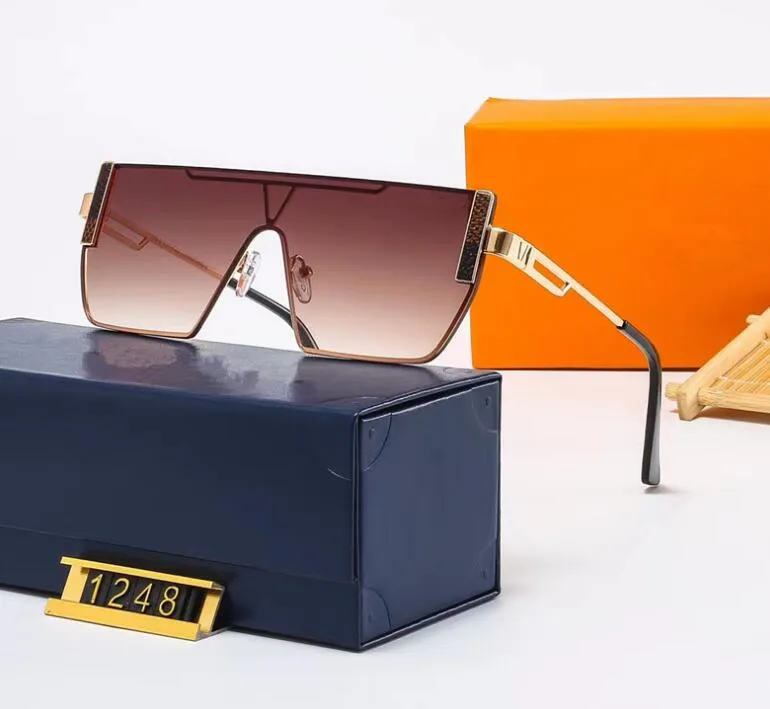 مصمم نظارات شمسية أزياء نظارات شاطئ الصيف الكاملة للإطار ، مصمم مستطيل لمرجل امرأة 24 اختياري عالي الجودة 3336