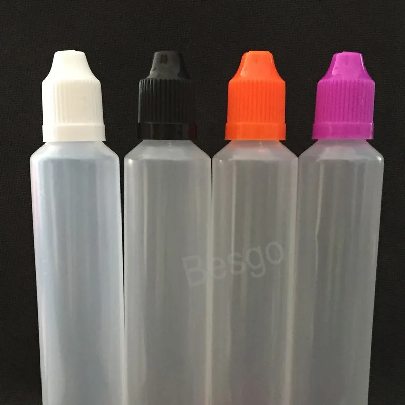 Bottiglia a forma di penna da 60 ml Bottiglie contagocce in plastica vuote Contenitori liquidi ricaricabili Viaggio portatile Profumo Olio essenziale Sub-Boccetta BH5899 TYJ