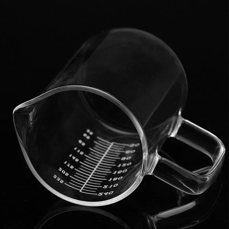 Verre à mesurer en verre de qualité alimentaire à haute teneur en borosilicate Pot bouilloire tasse à lait transparente micro-ondes accessoires de cuisine de cuisson chauffants 2012581