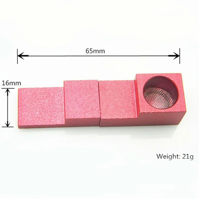 Metallrörsrökande rör mini visselpipor metallrör bärbara med magnetiska avtagbara kreativa rör Pipe5587572