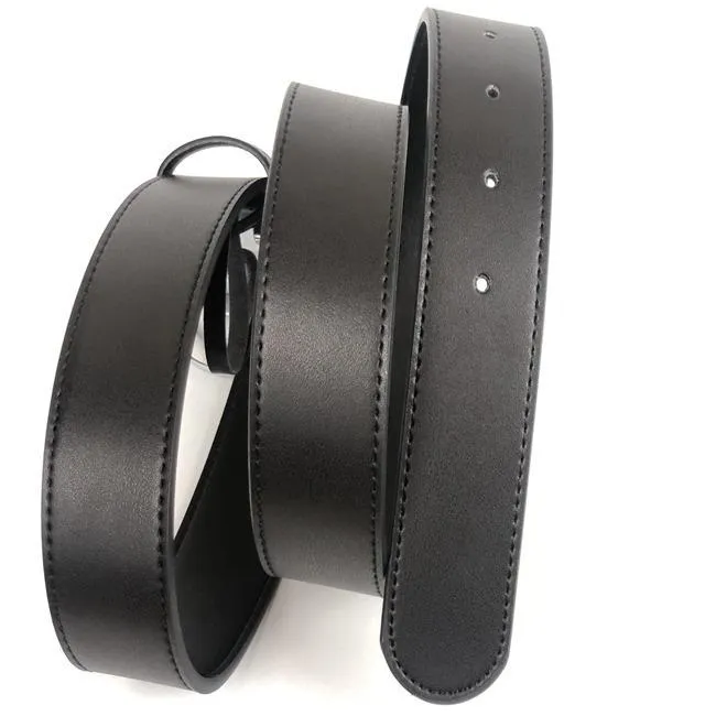 Fashion designer belt smooth men's designers belts luxury women's snake leather business ceinture big gold silver black 277m