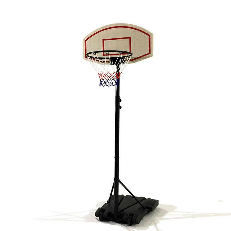 New outdoor basketball post youth 10 feet basketball board stand base mini basketball goal hoop on wheels2441740