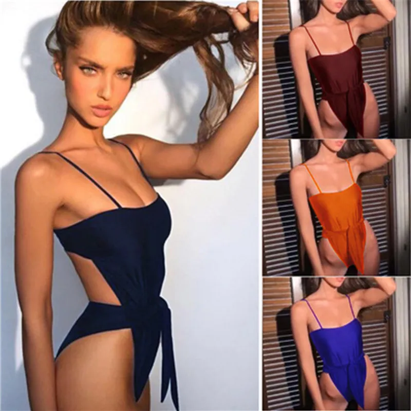 Seksowna monokini stroju kąpielowa Brazylijska Nowy styl stroje kąpielowe plus size kobiety vintage bandaż Kathing Suit Bodysuit T200708