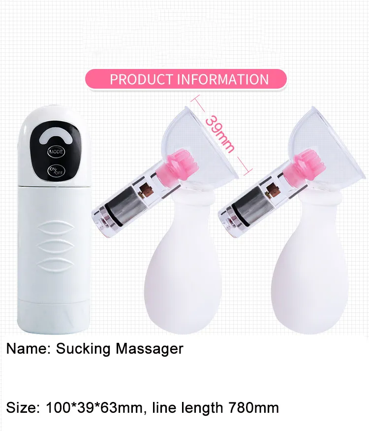 乳首吸盤乳房拡大ポンプBDSMボンデージミーム女性のためのセクシーなおもちゃ