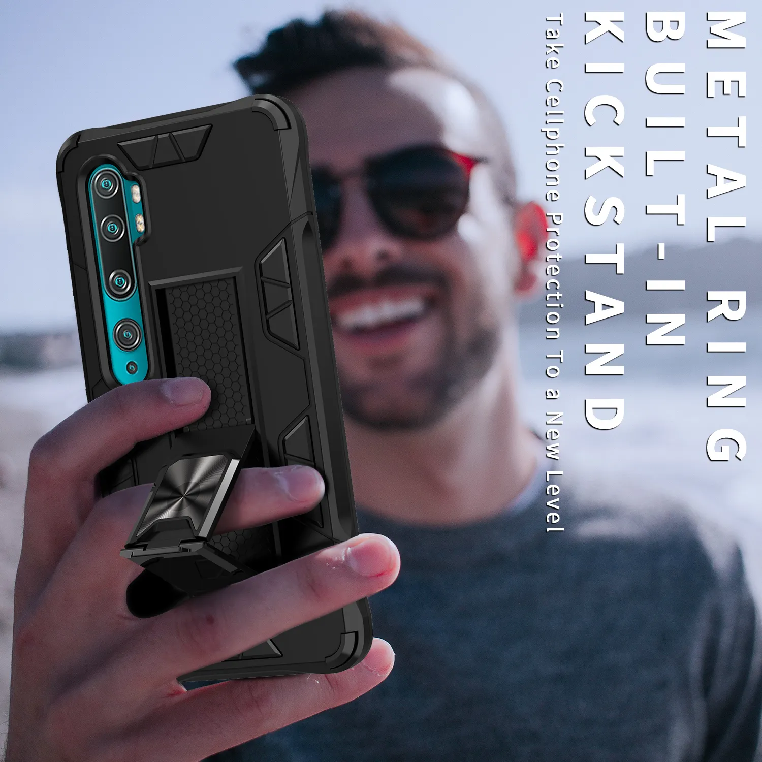 Magnetische omslag met ringhouder, cases voor Xiaomi MI CC9 PRO, schokbestendig, Redmi Note 8 9 K20 K30 PRO MI 9T 10 PRO Note 10